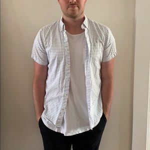 GAP Shirts - GAP Striped Short Sleeve Button Down Shirt GAP Shirts - GAP Striped Short Sleeve Button Down Shirt